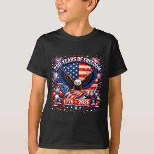 250 Jahre dom Patriotischer Weißkopfseeadler USA 4 T-Shirt