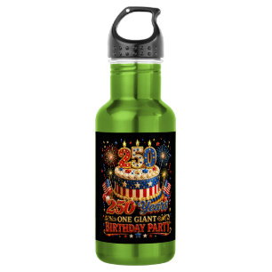250 Jahre ein gigantischer Geburtstag 250. Jubiläu Edelstahlflasche