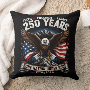 250 Jahre Eine Nation Unter Gott Adler Kissen