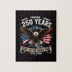 250 Jahre Eine Nation Unter Gott Adler Puzzle