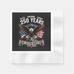 250 Jahre Eine Nation Unter Gott Adler Serviette