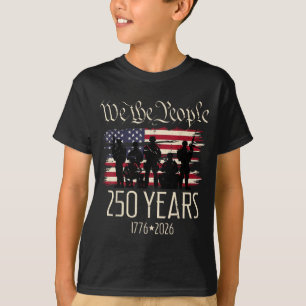 250 Jahre Flagge 250. Jubiläum Amerikanischer Gebu T-Shirt