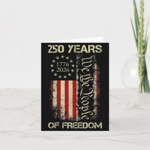250 Jahre Freiheit 1776-2026 250. Geburtstag USA Karte