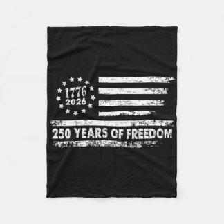 250 Jahre Freiheit 1776 2026 Fleecedecke