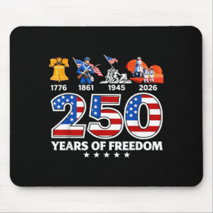 250 Jahre Freiheit 1776 2026 USA Freiheitsgeschich Mousepad
