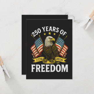 250 Jahre Freiheit 1776 2026 Weißkopfseeadler Einladung