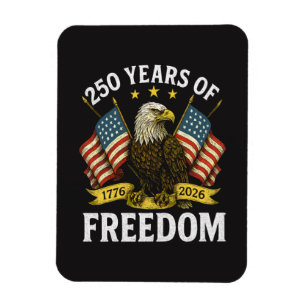 250 Jahre Freiheit 1776 2026 Weißkopfseeadler Magnet