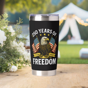 250 Jahre Freiheit 1776 2026 Weißkopfseeadler Thermobecher