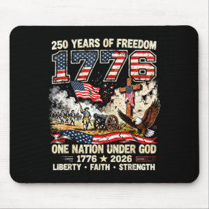 250 Jahre Freiheit 1776 eine Nation unter Gott USA Mousepad