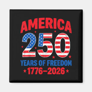 250 Jahre Freiheit 250. Jubiläum USA-Flagge 4t Magnet
