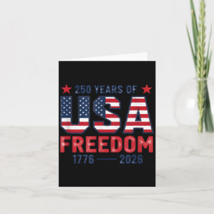 250 Jahre Freiheit Amerikanisch 1776 2026 250. USA Karte