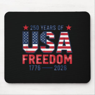 250 Jahre Freiheit Amerikanisch 1776 2026 250. USA Mousepad
