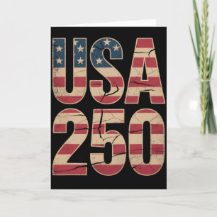 250 Jahre Freiheit Amerikanisch 1776–2026 Patrioti Karte