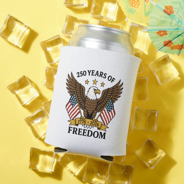 250 Jahre Freiheit Amerikas Jubiläum Dosenkühler (In Situ Sommer)