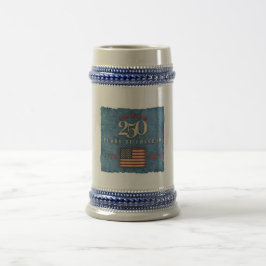 250 Jahre Freiheit - Bierkrug Bierglas