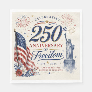 250 Jahre Freiheit feiern - Serviette