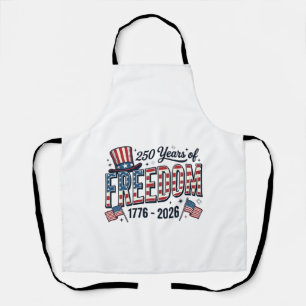 250 Jahre Freiheit Patriotic Jubiläums-Shirt_1 Schürze
