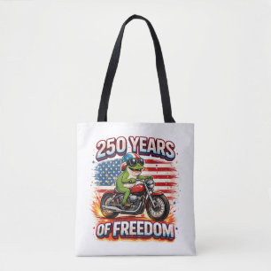 250 Jahre Freiheit Patriotischer Frosch Biker USA