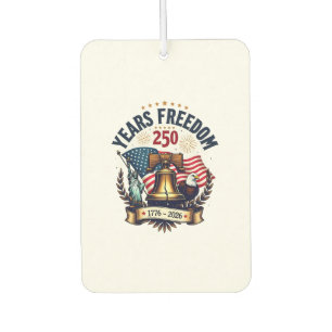 250 Jahre Freiheit Patriotisches Vintage Liberty B Autolufterfrischer