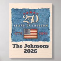 250 Jahre Freiheit - Personalisiert