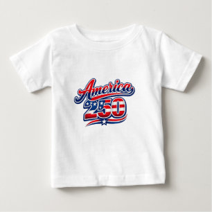 250 Jahre Freiheit – USA 1776–2026 Patriotisch Baby T-shirt