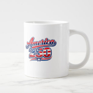 250 Jahre Freiheit – USA 1776–2026 Patriotisch Jumbo-Tasse