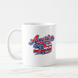 250 Jahre Freiheit – USA 1776–2026 Patriotisch Kaffeetasse