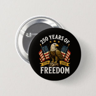 250 Jahre Freiheit Weißkopfseeadler Button