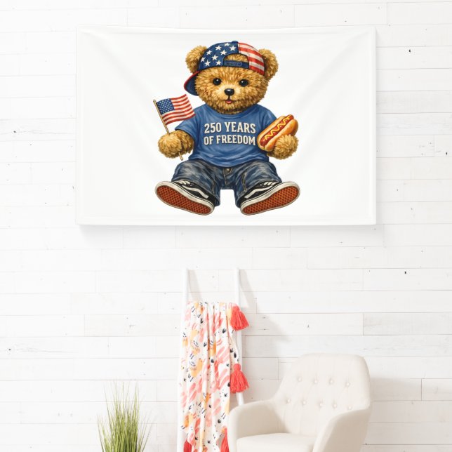 250 Jahre Freiheits-Teddybär  Banner (InSitu)