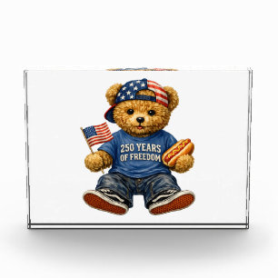 250 Jahre Freiheits-Teddybär  Fotoblock