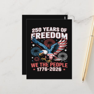 250 Jahre Freiheitsadler 250. Jahrestag USA Postkarte