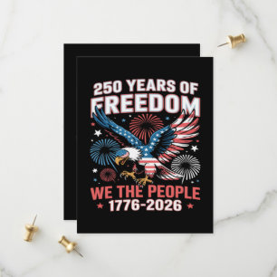 250 Jahre Freiheitsadler 250. Jahrestag USA Save The Date