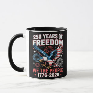 250 Jahre Freiheitsadler 250. Jahrestag USA Tasse