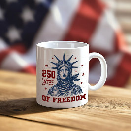 250 Jahre Freiheitsstatue Liberty Kaffeetasse