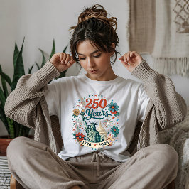 250 Jahre Freiheitsstatue Liberty Tri-Blend Shirt