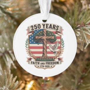250 Jahre Glaube und Freiheit Ornament