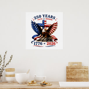 250 Jahre Glaube und Freiheit Poster