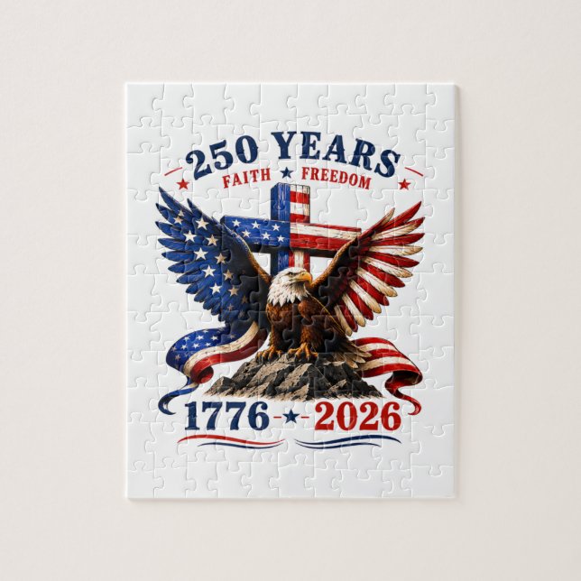 250 Jahre Glaube und Freiheit Puzzle (Vertikal)