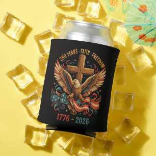 250 Jahre Glauben und Freiheit Patriotischer Adler Dosenkühler