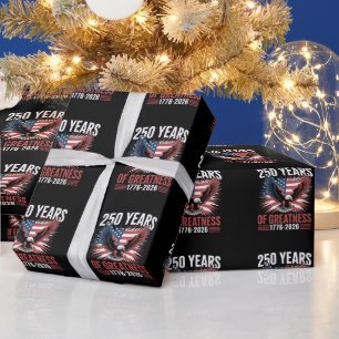 250 Jahre Größe 1776 2026 250. Jubiläum Geschenkpapier