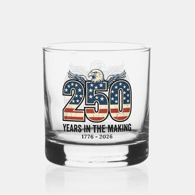 250 Jahre im Werden  Whiskyglas (Vorderseite)