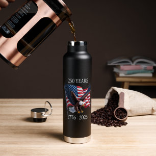 250 Jahre Jubiläum USA Amerikanische Flagge 1776-2 Trinkflasche
