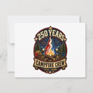 250 Jahre Lagerfeuer-Crew 1776 2026 250. 4. Juli C