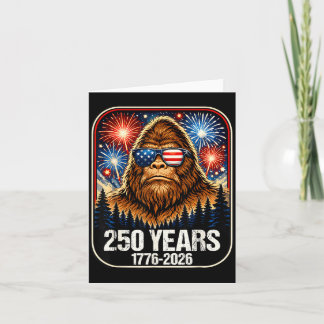 250 Jahre Patriotischer Bigfoot 1776-2026 250. Karte