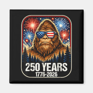 250 Jahre Patriotischer Bigfoot 1776-2026 250. Magnet