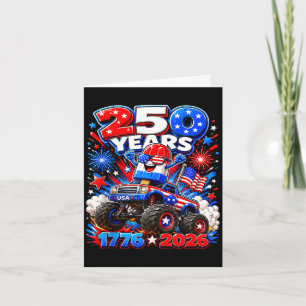250 Jahre patriotischer Eisstiel Kinder Amerika Ju Karte