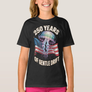 250 Jahre sanfte Drift Quallen Kunst T-Shirt