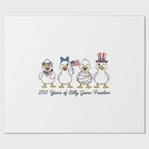 250 Jahre Silly Goose Freiheit Semiquincentenn Geschenkpapier