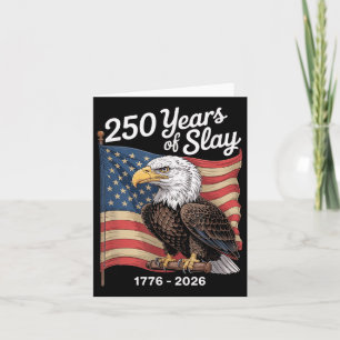 250 Jahre Slay Eagle USA 250. Jahrestag Karte