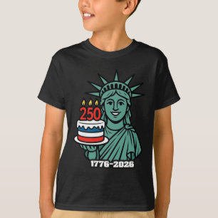 250 Jahre Statue Of Liberty 1776-2026 250. 4. T-Shirt